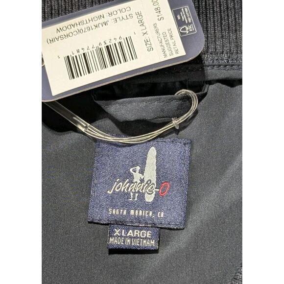 Johnnie-O Corsair Bomber Jacket XL Nightshadow Navy Blue NWT $148 MSRP - Picture 9 of 16